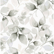 Lillian August Watercolor Tossed Leaves - Sea Salt & Harbor Mist