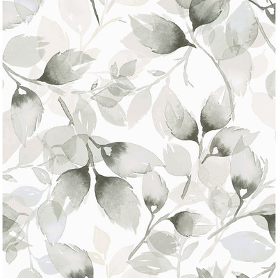 Lillian August Watercolor Tossed Leaves - Sea Salt & Harbor Mist
