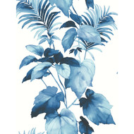Harry & Grace Leaf Stripe - Olympic Blue