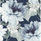 Harry & Grace Watercolor Floral - Navy Blue & Slate Green
