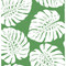 Harry & Grace Monstera Leaf - Green