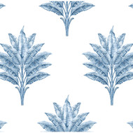 Harry & Grace Sea Breeze Palm - Coastal Blue
