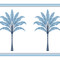 Harry & Grace Montgomery Palm Border - Blue Lake