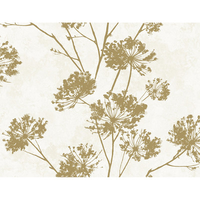Harry & Grace Dandelion Floral - Metallic Gold