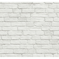 NextWall Vintage White Brick - Off-White