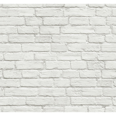 NextWall Vintage White Brick - Off-White