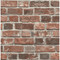 NextWall Distressed Red Brick - Red & Charcoal