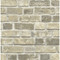NextWall Distressed Neutral Brick - Gray & Tan
