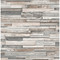 NextWall Reclaimed Wood Plank - Light Gray & Brown