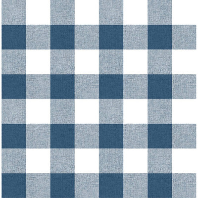 NextWall Picnic Plaid - Navy & White