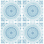 NextWall Mandala - Teal & Blue