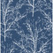 NextWall Tree Branches - Coastal Blue