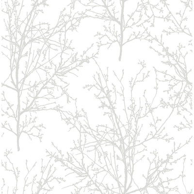NextWall Tree Branches - Pearl Gray