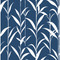 NextWall Bamboo Leaves - Navy Blue