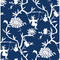 NextWall Chinoiserie Silhouette - Navy Blue