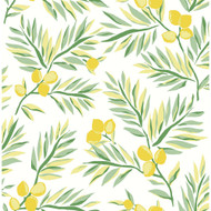 NextWall Lemon Branch - Lemon & Sage