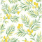 NextWall Lemon Branch - Lemon & Sage