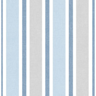 NextWall Linen Cut Stripe - Bluebird & Carrara