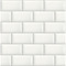 NextWall Large Subway Tile - Alabaster & Grey