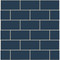NextWall Retro Subway Tile - Navy Blue