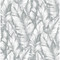 NextWall Baha Banana Leaves - Daydream Gray