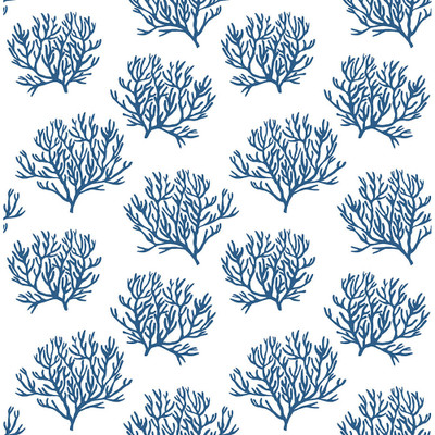 NextWall Coastal Coral Reef - Marine Blue