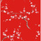 NextWall Cherry Blossom Floral - Scarlet & Petal Pink