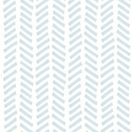 NextWall Mod Chevron - Sky Blue