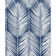 NextWall Palm Silhouette - Coastal Blue