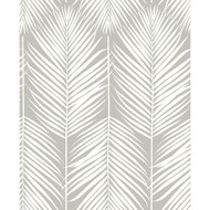 NextWall Palm Silhouette - Harbor Gray