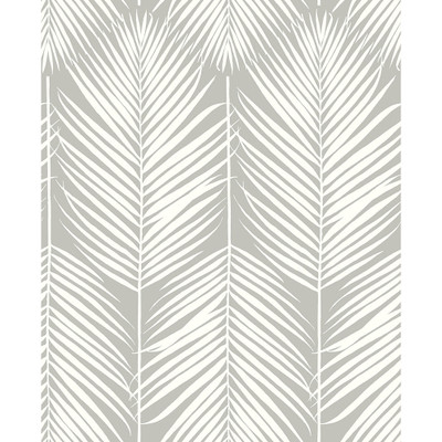 NextWall Palm Silhouette - Harbor Gray