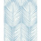 NextWall Palm Silhouette - Hampton Blue