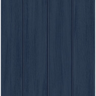 NextWall Wood Panel - Naval Blue