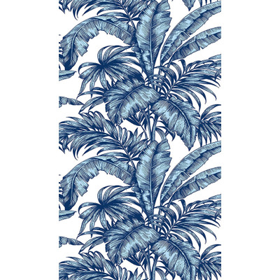 NextWall Palm Jungle - Marine Blue