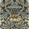 NextWall Acanthus Floral - Charocal & Goldenrod