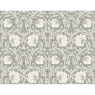 NextWall Pimpernel Floral - Alloy Grey & Alabaster