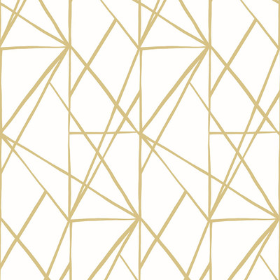 NextWall Quartz Geo - Metallic Gold