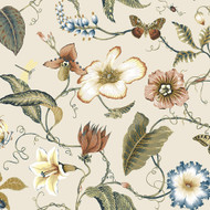 NextWall Summer Garden Floral - Alabaster