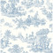 NextWall Chateau Toile - Blue Bell