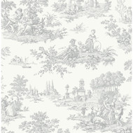 NextWall Chateau Toile - Argos Grey
