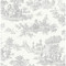 NextWall Chateau Toile - Argos Grey