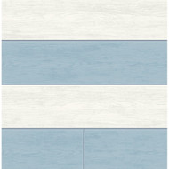 NextWall Two Toned Shiplap - Carolina Blue