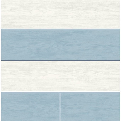 NextWall Two Toned Shiplap - Carolina Blue