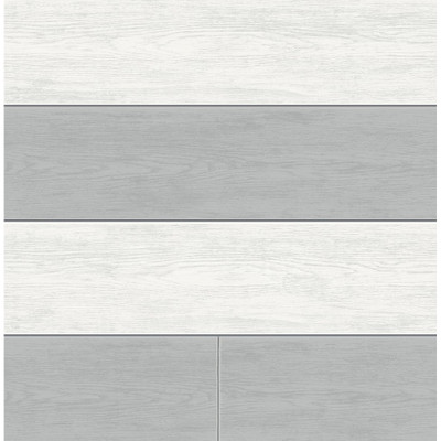 NextWall Two Toned Shiplap - Argos Grey