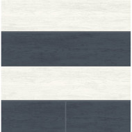 NextWall Two Toned Shiplap - Navy Blue
