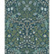 NextWall Victorian Garden - Prussian Blue & Moss Green