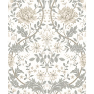NextWall Honeysuckle Trail - Ivory & Grey
