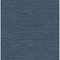 NextWall Cyrus Faux Grasscloth - Naval Blue & Metallic Silver