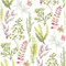 NextWall Wild Garden - Lemongrass & Posy Pink