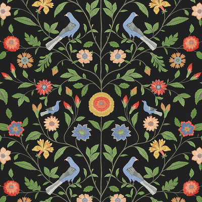 NextWall Bird Toile - Onyx